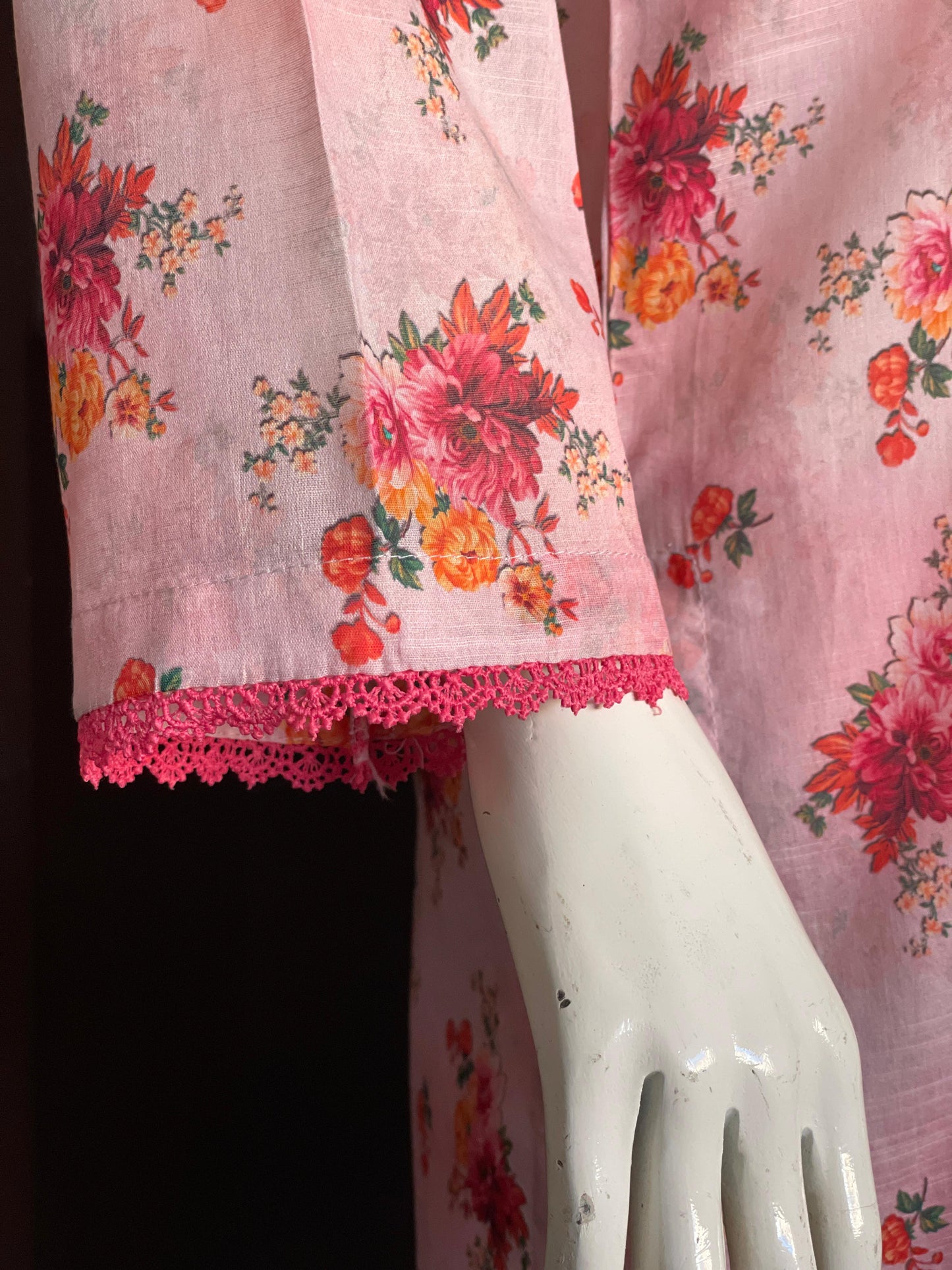 Soft Petals- Short Shirt with Farshi Shalwar