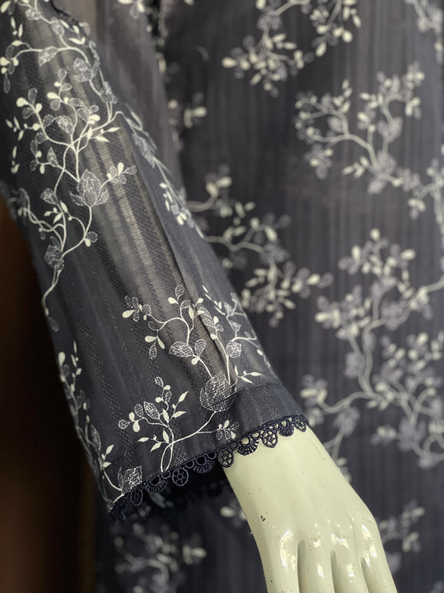 Navy Royale- Long Shirt with Straight Trouser