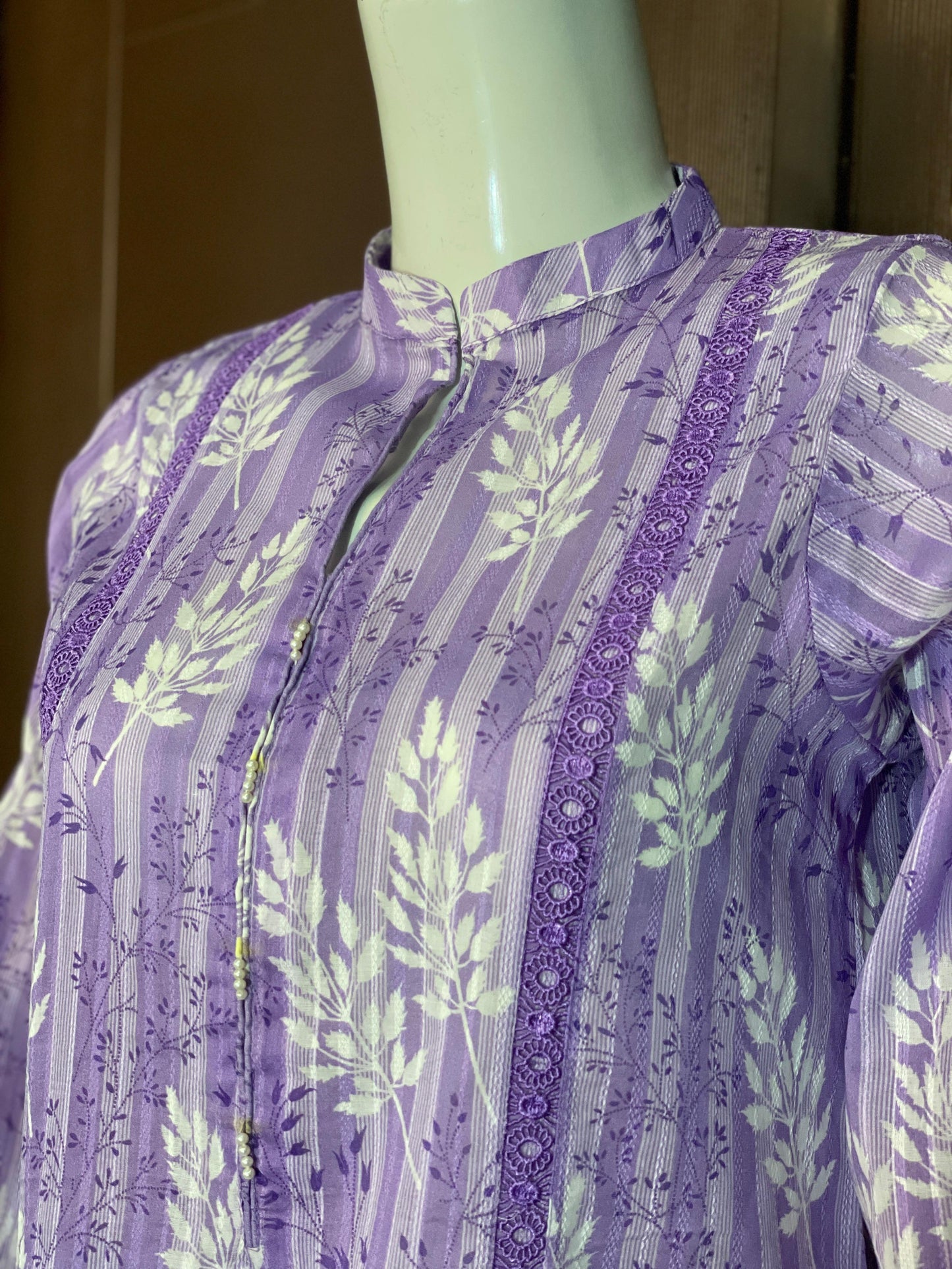 Lilac Bliss- Short Shirt with Farshi Shalwar