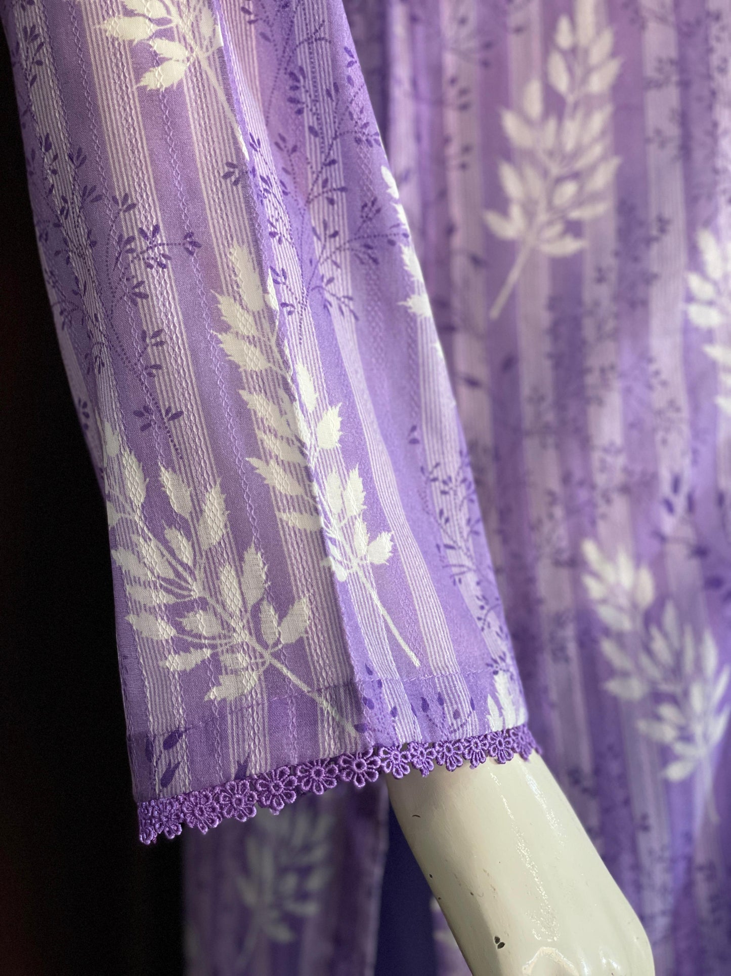 Lilac Bliss- Short Shirt with Farshi Shalwar