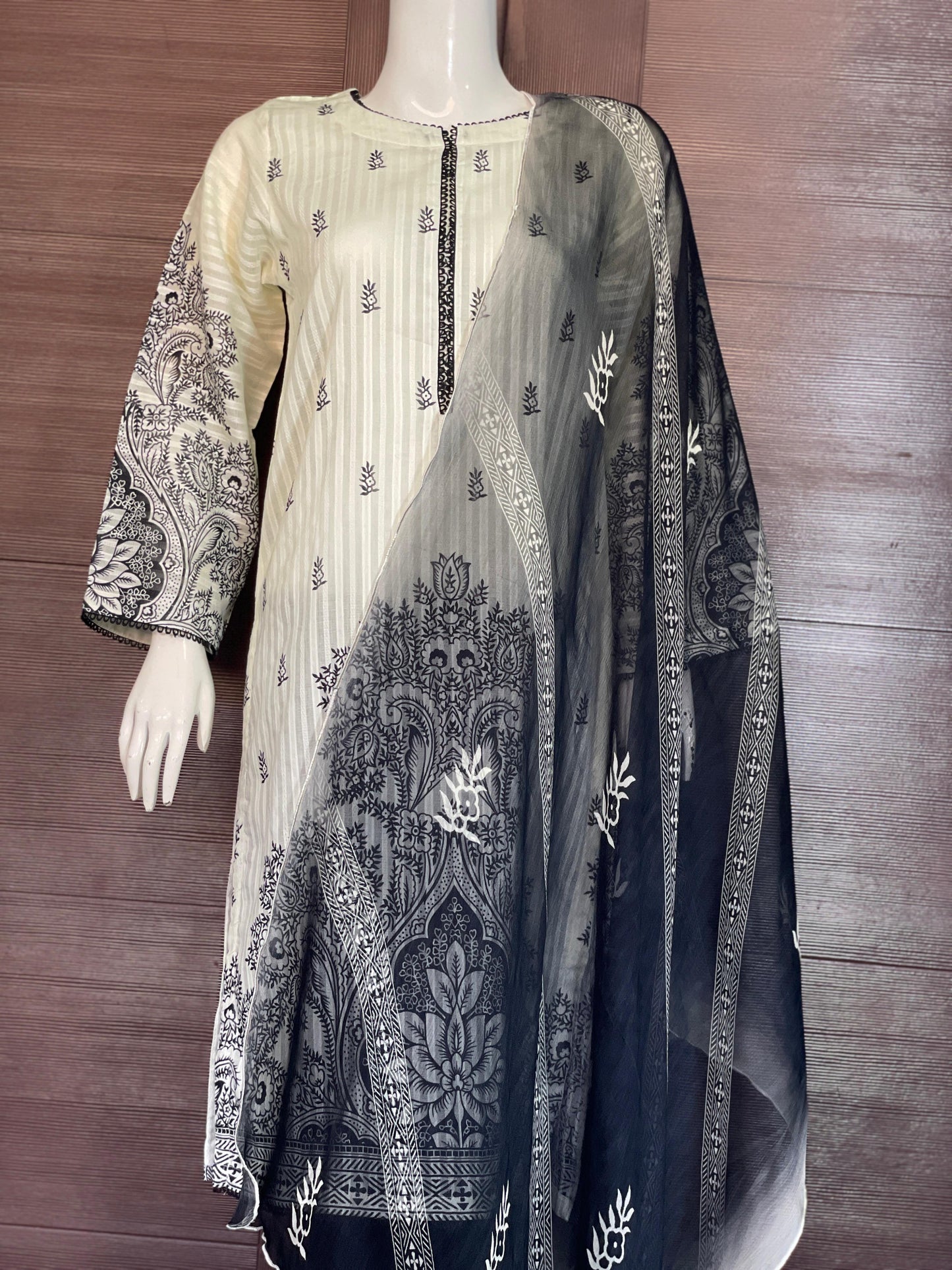 Midnight Chic- Long Shirt with Straight Trouser