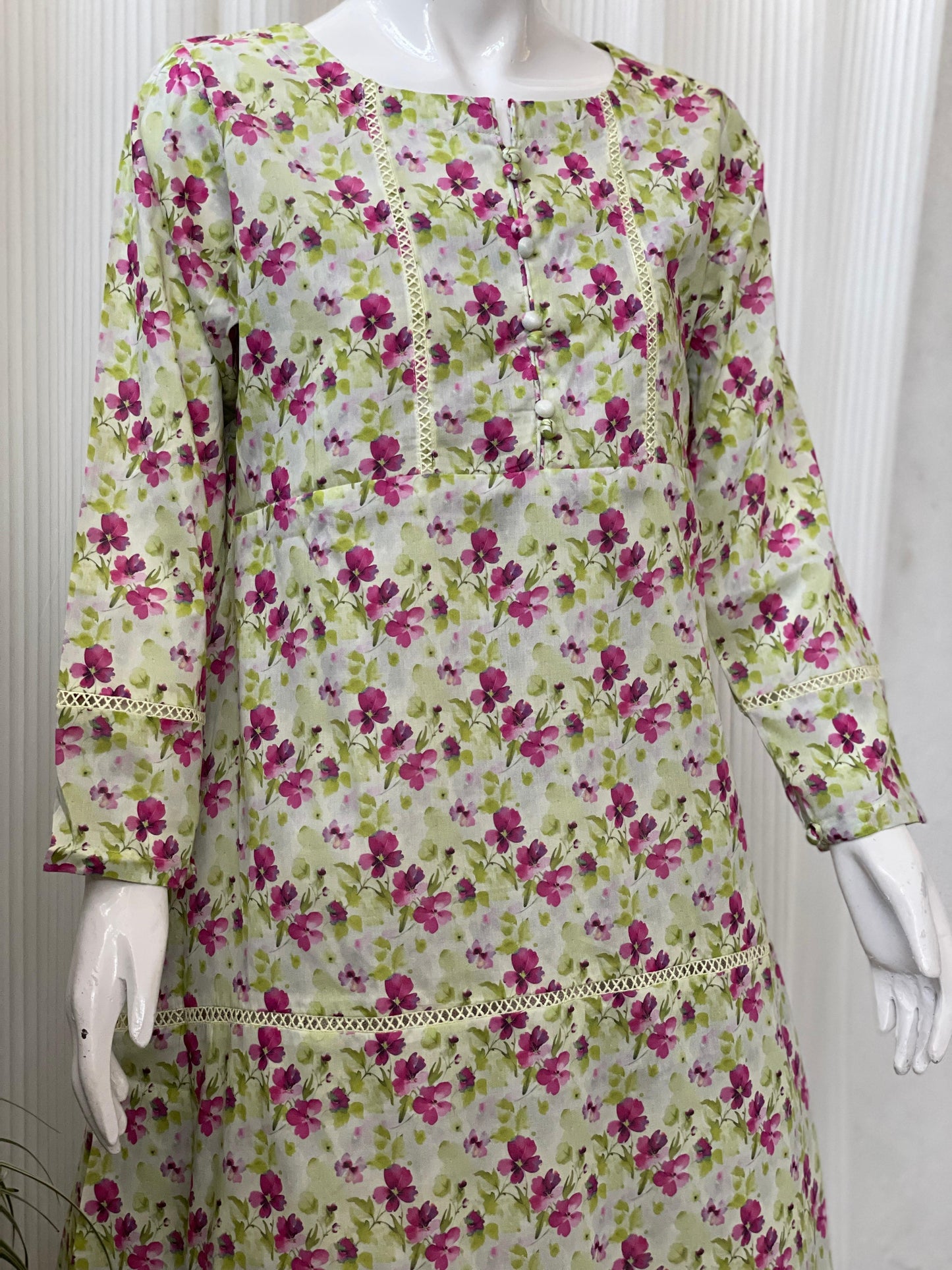 Casual Printed Lawn Maxi for Women – Lightweight Summer Wear