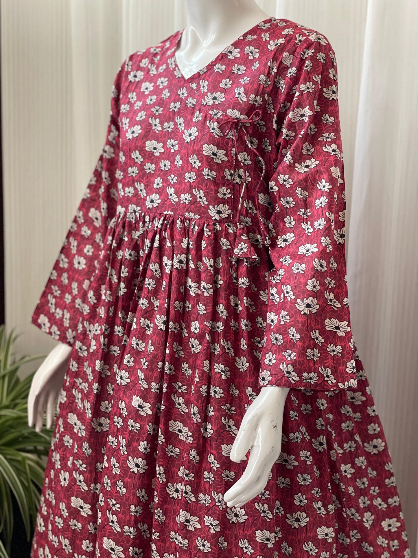 Casual Printed Lawn Maxi for Women – Lightweight Summer Wear