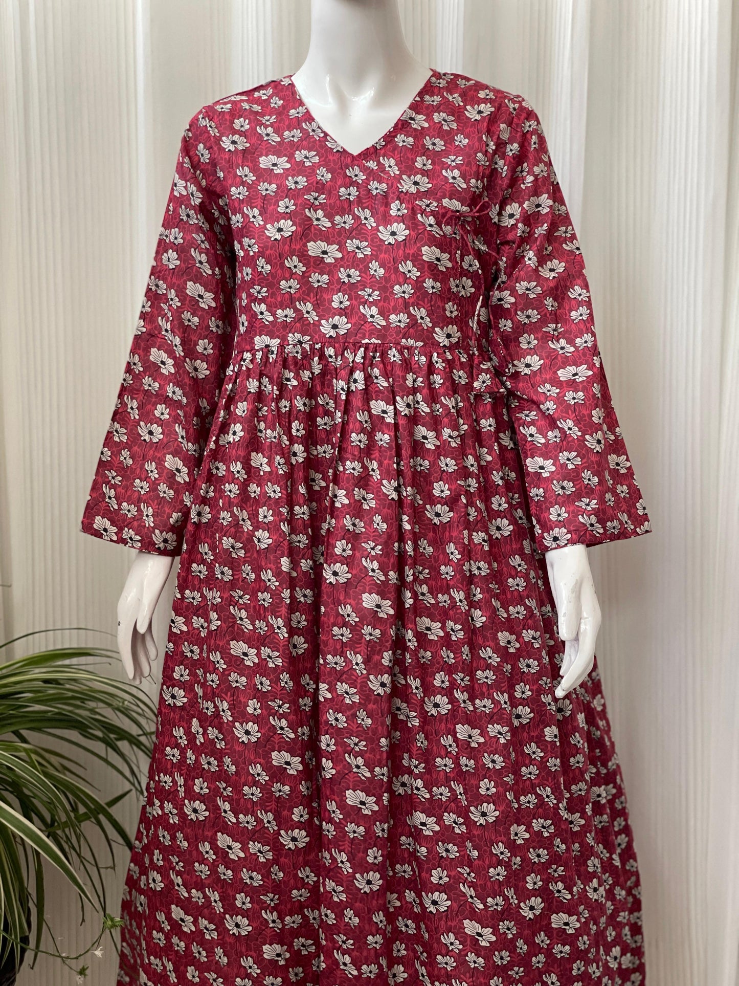 Casual Printed Lawn Maxi for Women – Lightweight Summer Wear