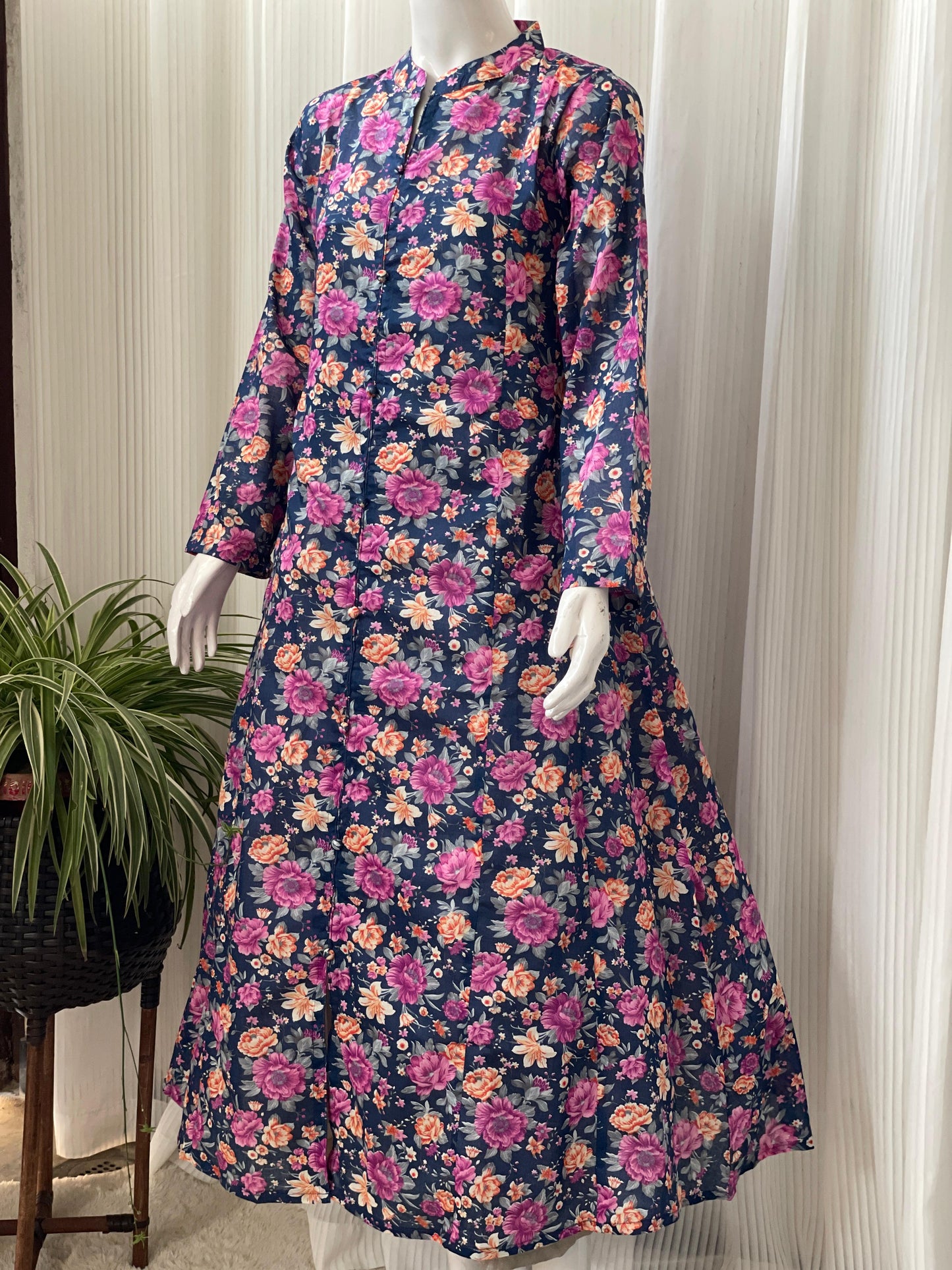 Casual Printed Lawn Maxi for Women – Lightweight Summer Wear