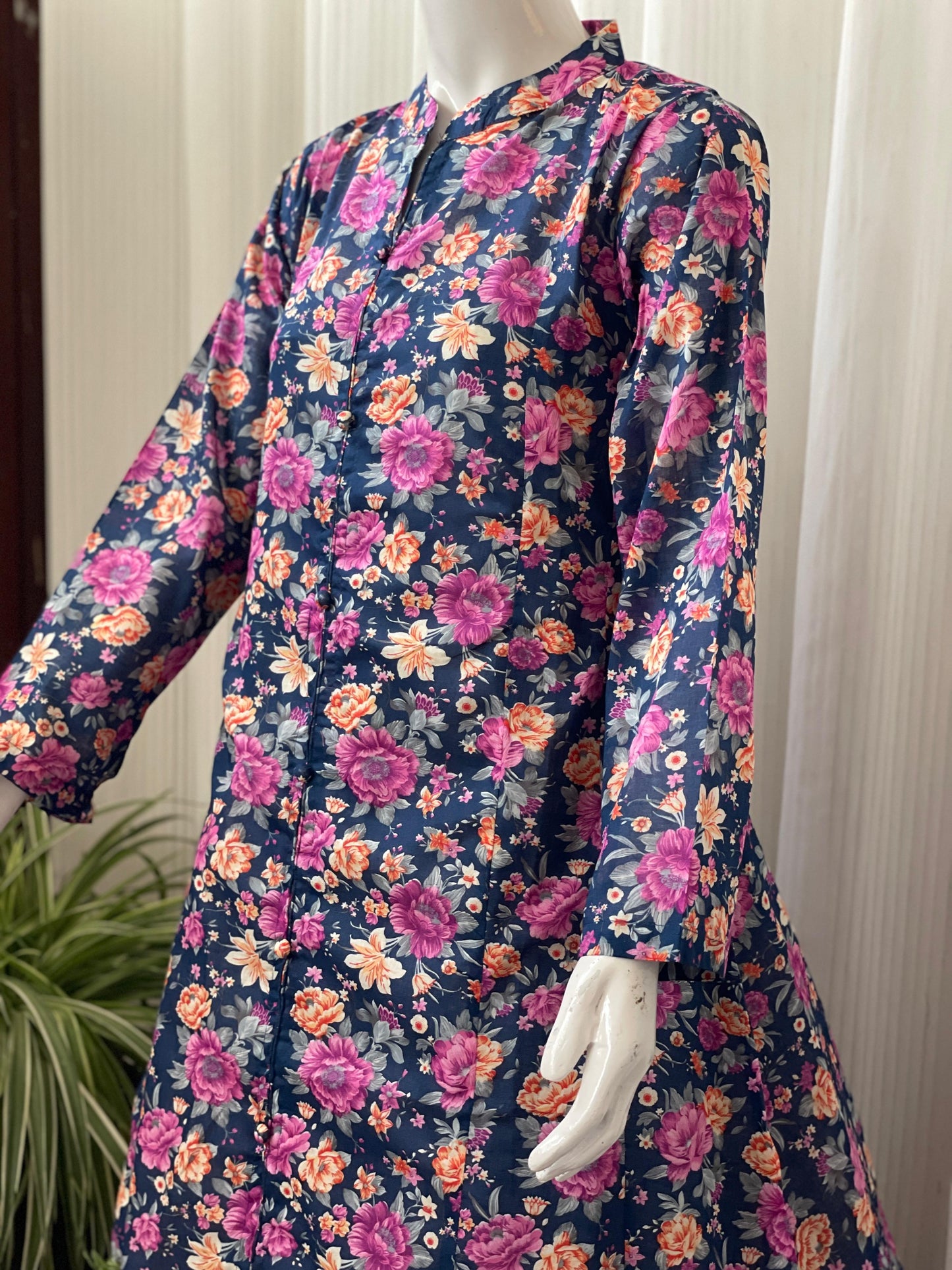 Casual Printed Lawn Maxi for Women – Lightweight Summer Wear