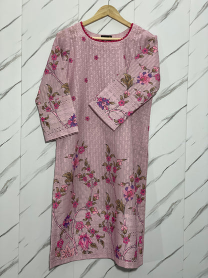 Floral Mirage- Chikankari Shirt