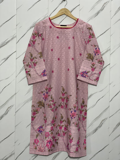 Floral Mirage- Chikankari Shirt