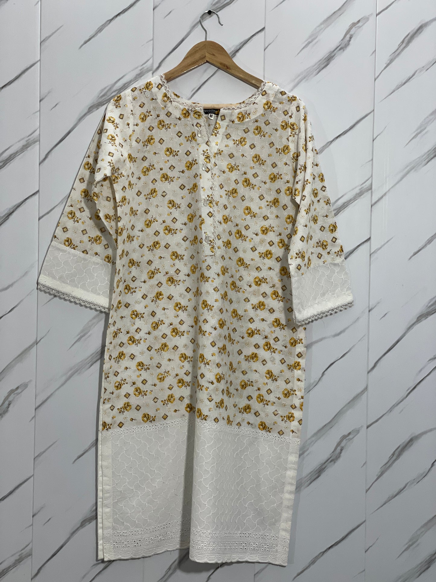 Sunlit Stitches- Chikankari Shirt