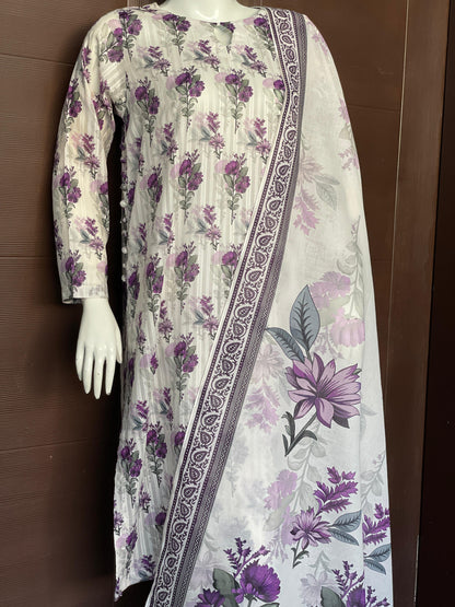 Floral Majesty- Long Shirt with Flapper