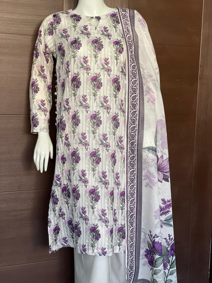 Floral Majesty- Long Shirt with Flapper