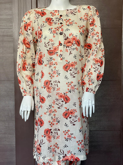 Farshi Shalwar Suit- Two-piece Lawn Collection