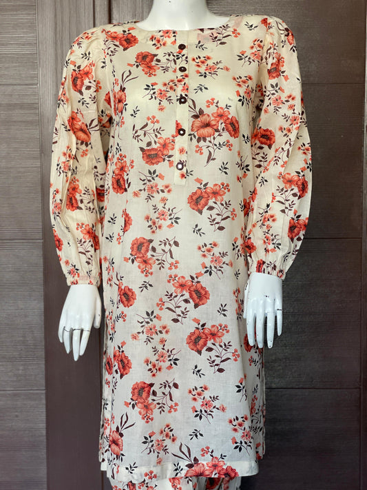 Farshi Shalwar Suit- Two-piece Lawn Collection