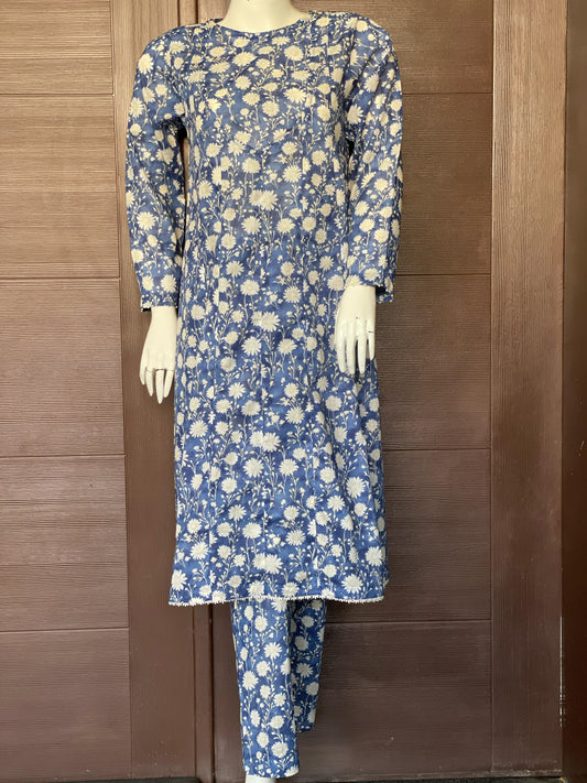Multi- panel Frock Set- Two-piece Lawn Collection