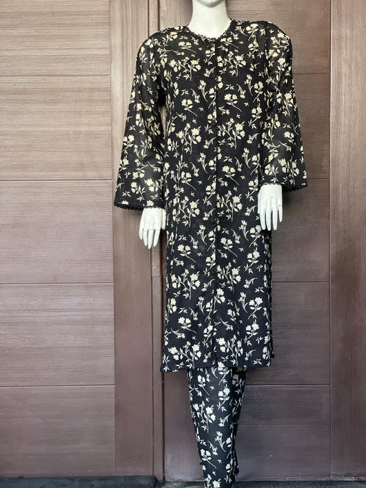 Button Down Front Open- Two-piece Lawn Collection