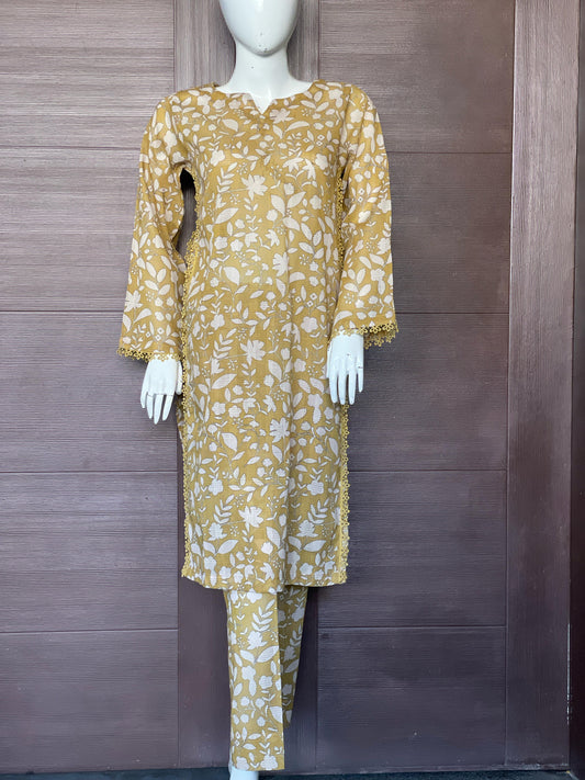 Chak Side Lace Design -Two-piece Lawn Collection