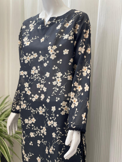 Elegant Chikankari Three-Piece Kurta Set – Festive Ethnic Wear for Women