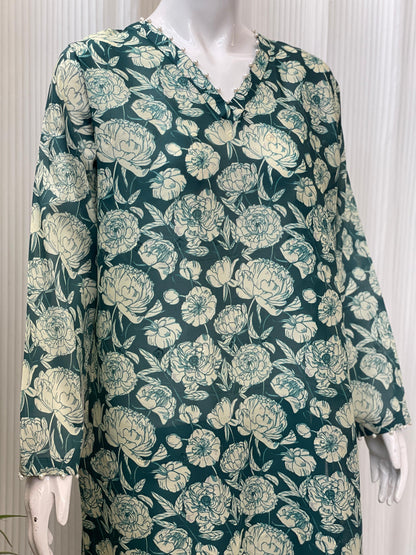 Elegant Chikankari Three-Piece Kurta Set – Festive Ethnic Wear for Women