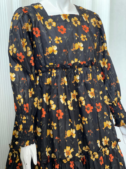Casual Printed Lawn Maxi for Women – Lightweight Summer Wea