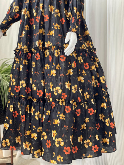 Casual Printed Lawn Maxi for Women – Lightweight Summer Wea