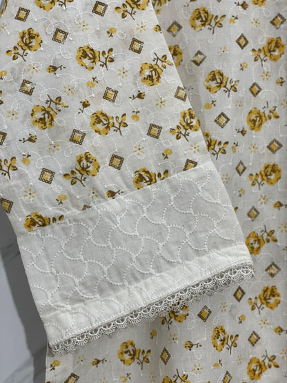 Sunlit Stitches- Chikankari Shirt