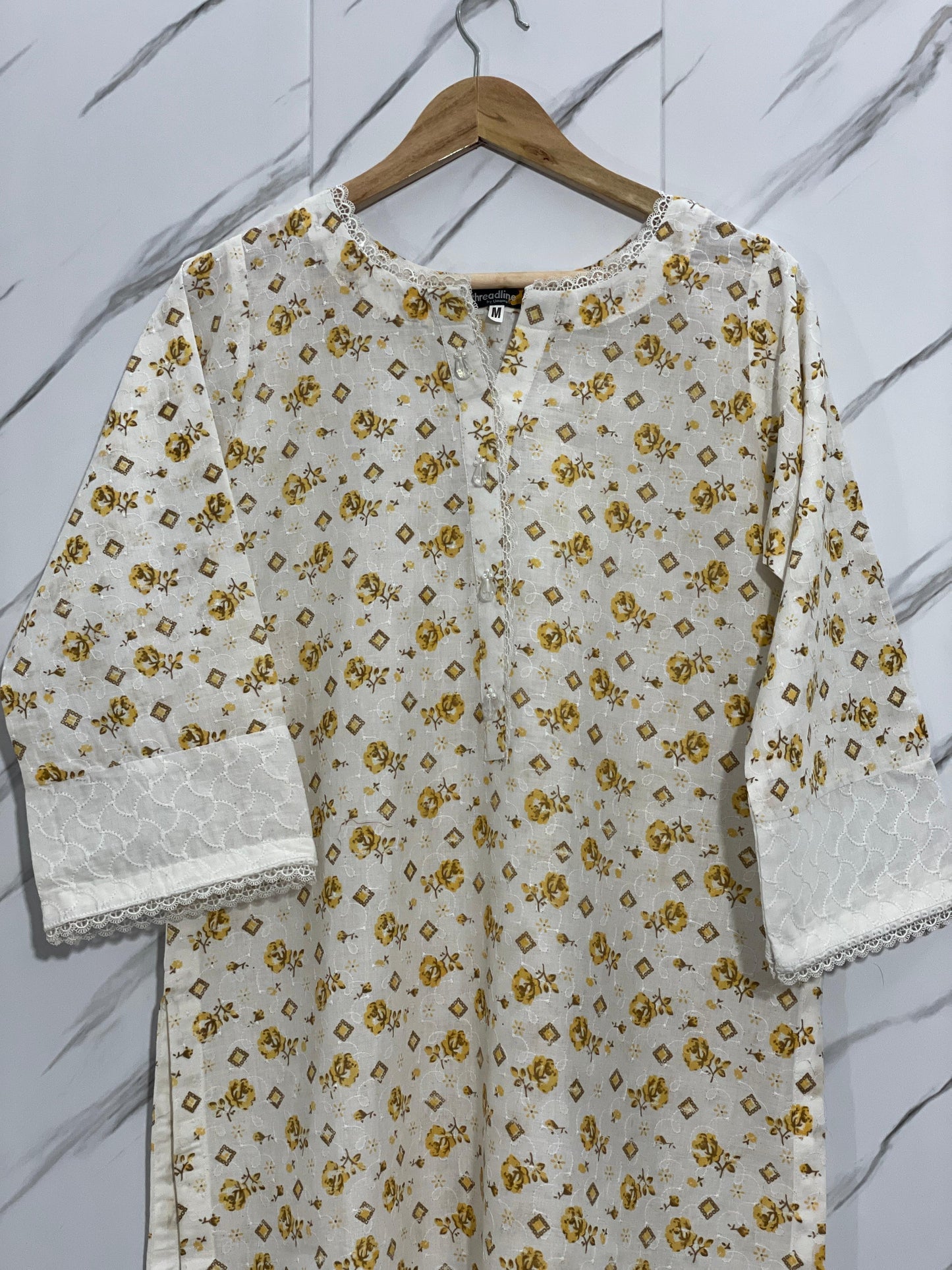 Sunlit Stitches- Chikankari Shirt